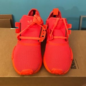 Adidas NMD R1 Solar Red mens 8.5!!
